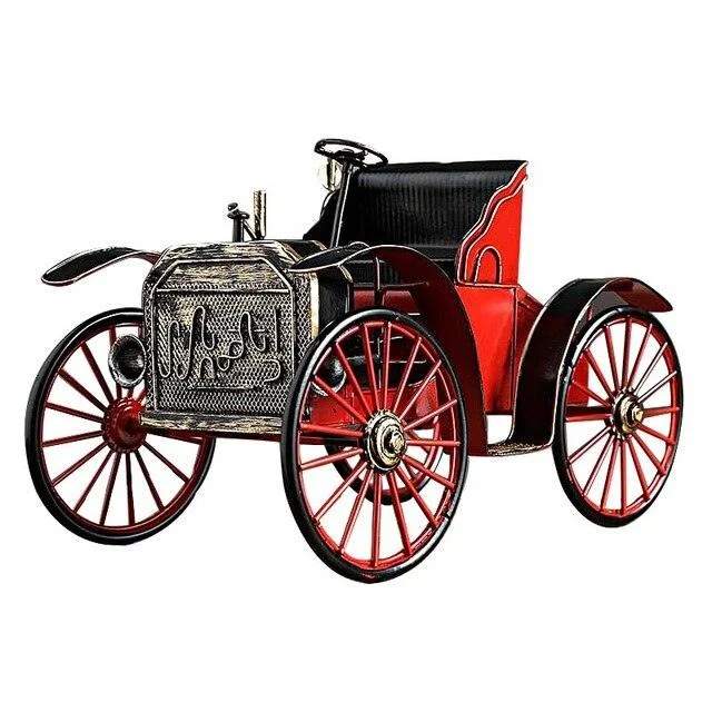 VintageCarModelMetalSculpturesandStatuesCrafts-Homeko1 Vintage Car Model Metal Sculptures and Statues Crafts - Homeko