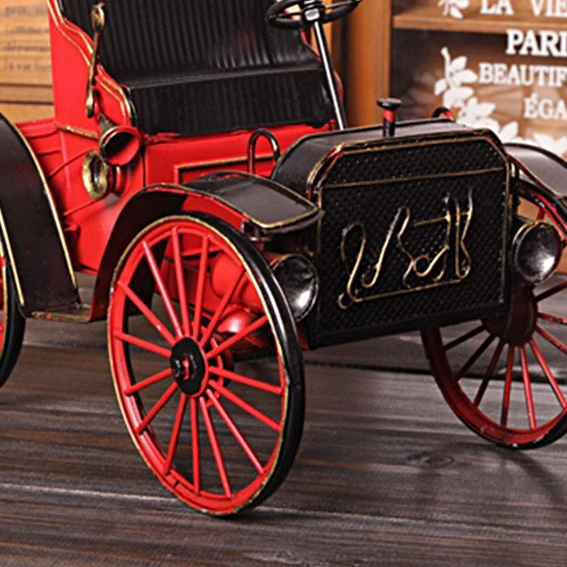 VintageCarModelMetalSculpturesandStatuesCrafts-Homeko3 Vintage Car Model Metal Sculptures and Statues Crafts - Homeko