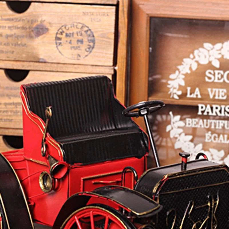 VintageCarModelMetalSculpturesandStatuesCrafts-Homeko4 Vintage Car Model Metal Sculptures and Statues Crafts - Homeko