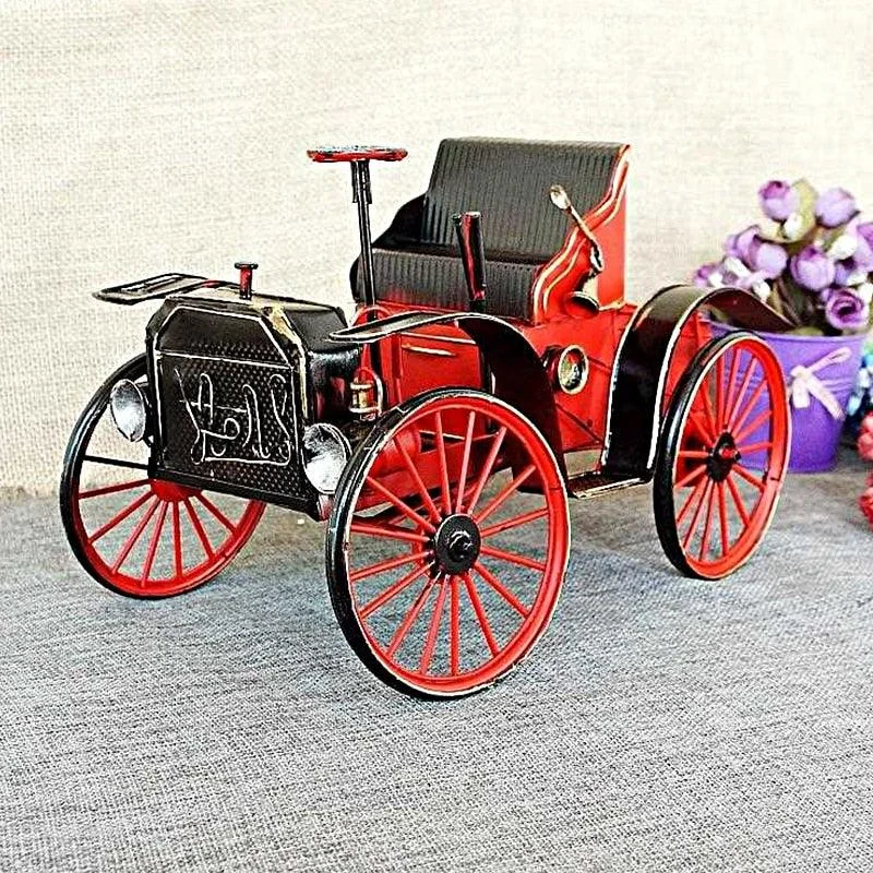 VintageCarModelMetalSculpturesandStatuesCrafts-Homeko5 Vintage Car Model Metal Sculptures and Statues Crafts - Homeko