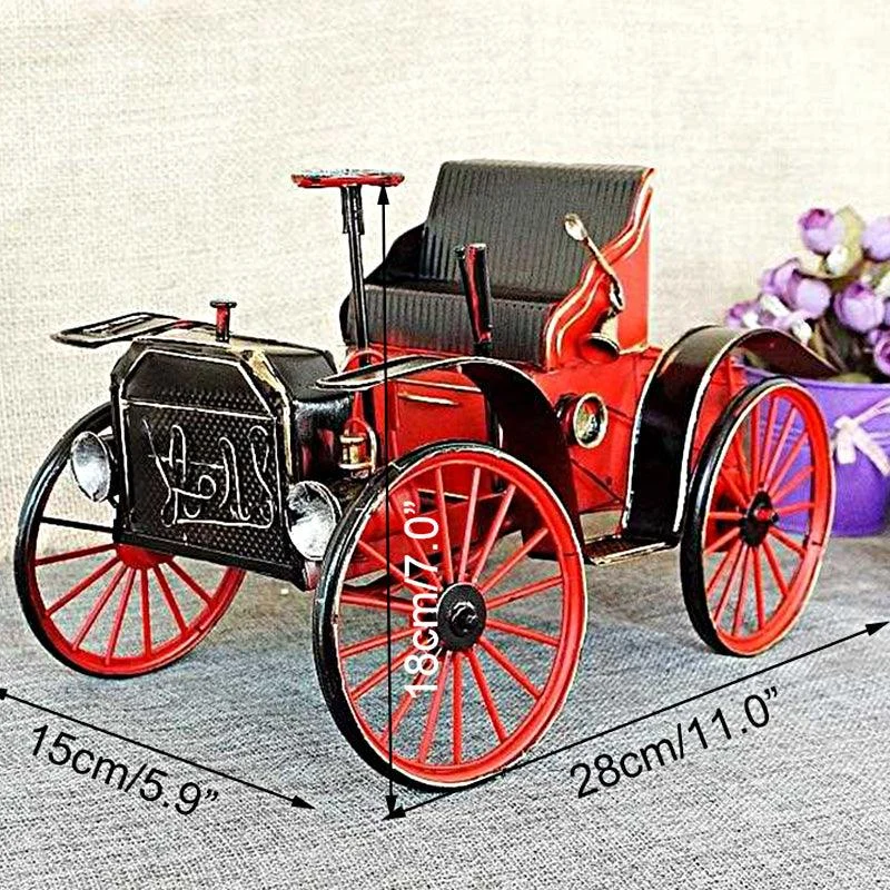 VintageCarModelMetalSculpturesandStatuesCrafts-Homeko6 Vintage Car Model Metal Sculptures and Statues Crafts - Homeko