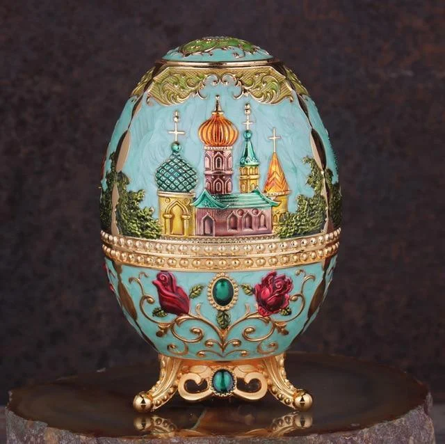 Vintage Faberge Egg Toothpick Holders - Homeko