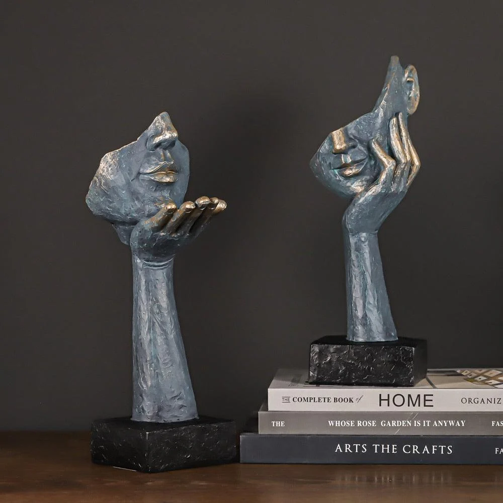 VintageFaceArtSculptures-Homeko3 Vintage Face Art Sculptures - Homeko
