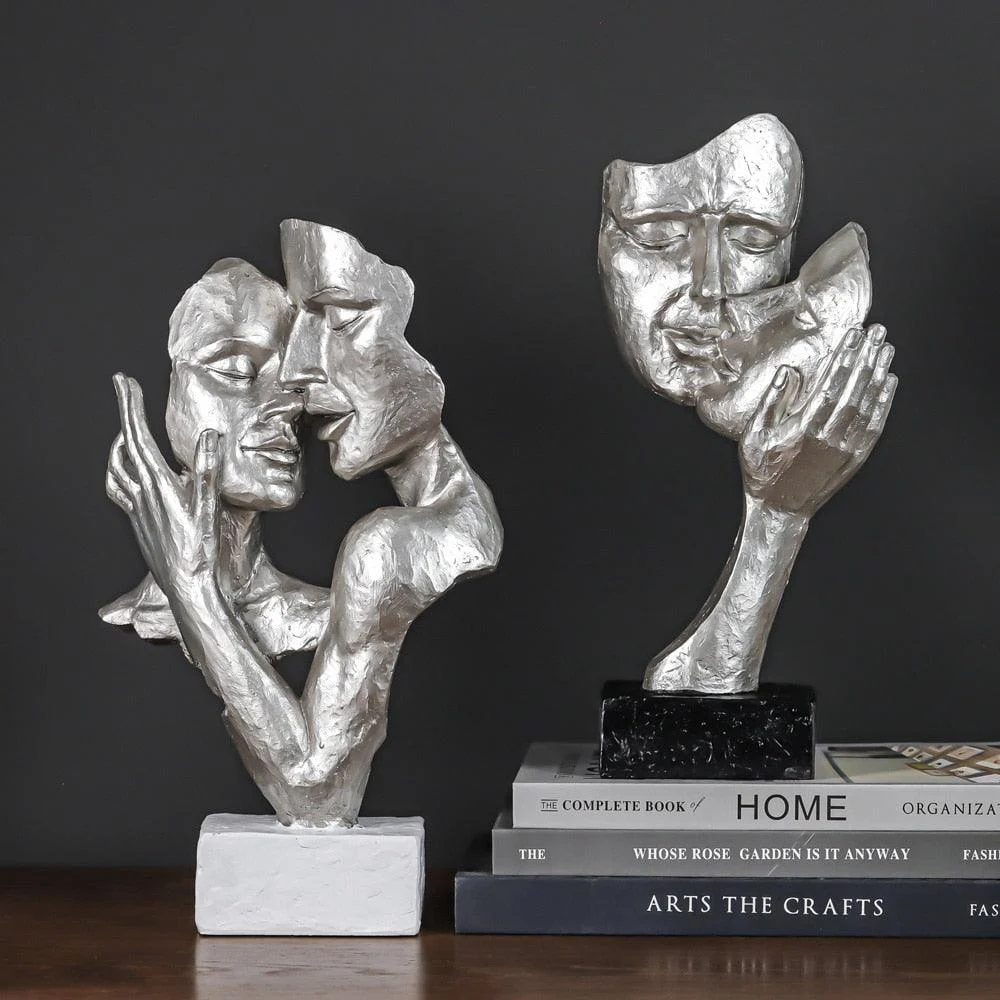VintageFaceArtSculptures-Homeko4 Vintage Face Art Sculptures - Homeko