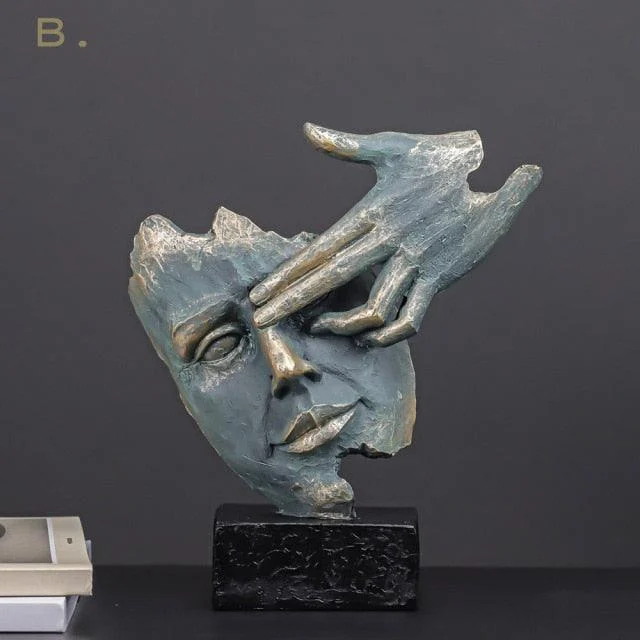 VintageFaceArtSculptures-Homeko8 Vintage Face Art Sculptures - Homeko