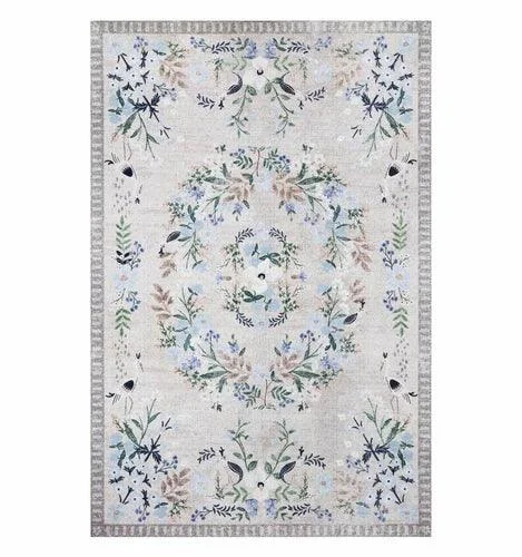 VintageFlowerPinkGreenArtRugCarpetLuxuryDecorBedroom-Homeko11 Vintage Flower Pink Green Art Rug Carpet Luxury Decor Bedroom - Homeko