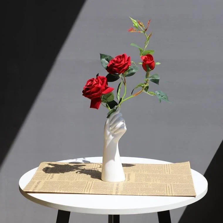 VintageHandShapedVase-Homeko2 Vintage Hand Shaped Vase - Homeko
