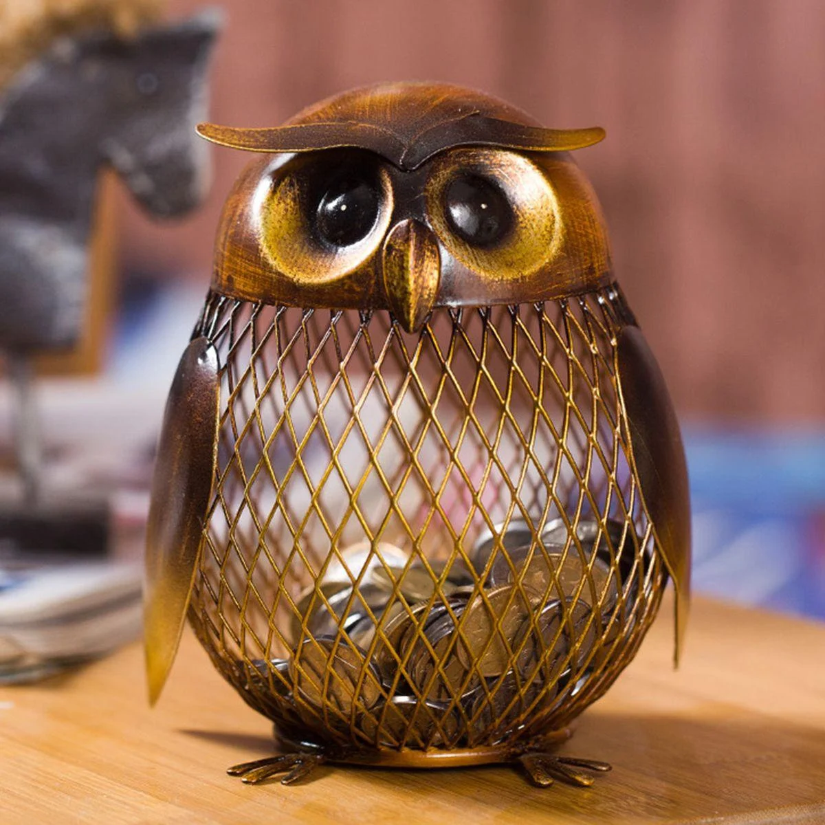 VintageOwlMoneyBox-Homeko3 Vintage Owl Money Box - Homeko