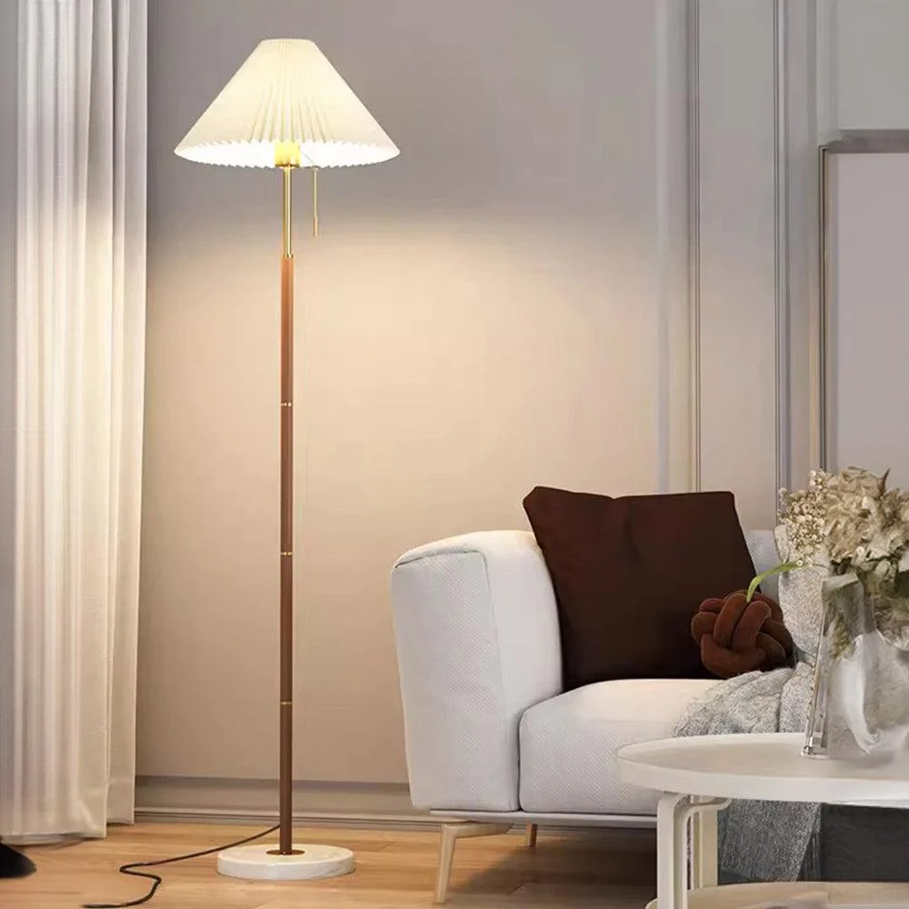 VintagePleatedMetalStandingLamp_3 Vintagepleatedmetalstandinglamp 3