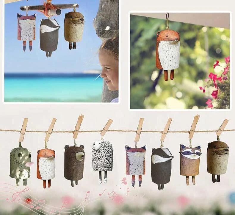 VintageResinAnimalRusticWindChimes_11 Vintage Resin Animal Rustic Wind Chimes - ISTANBULLU LTD