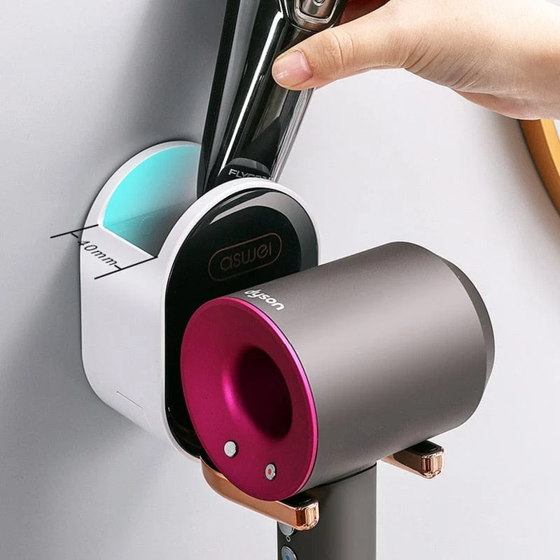Wall Mounted Hair Dryer Holder Foldable Bathroom Wall Organizer Storage Holder Home Hair Brush Storage Bracket 58123420 C1e5 4e40 898b F6670187b2c5