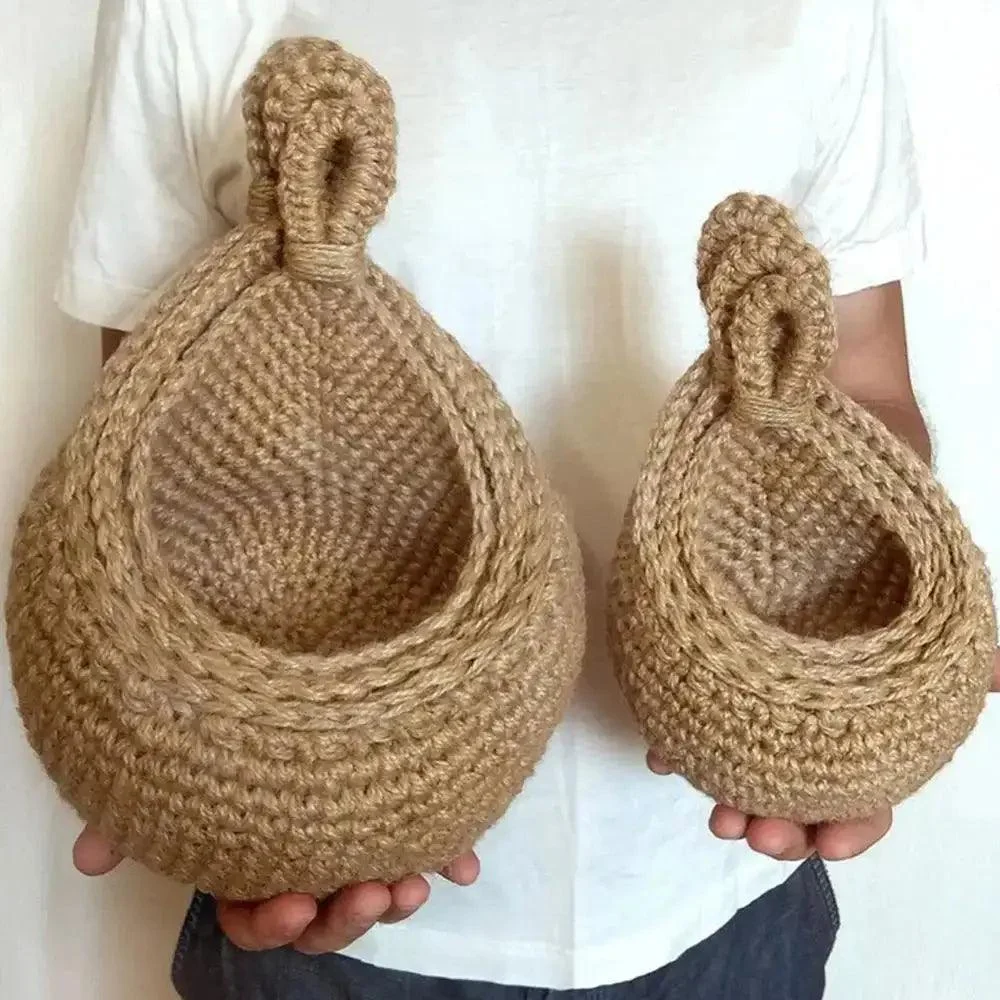 Wall Hanging Macrame Basket - Homeko