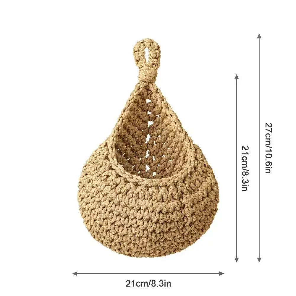 Wall Hanging Macrame Basket - Homeko