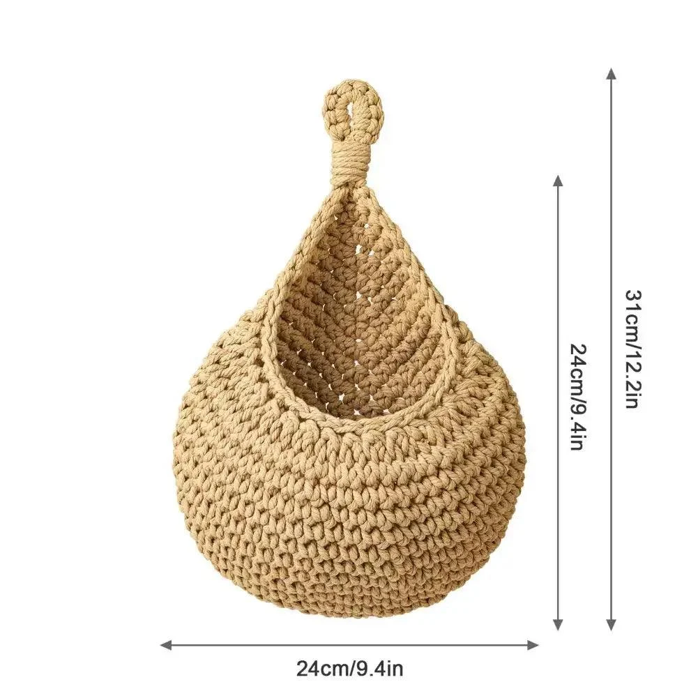 Wall Hanging Macrame Basket - Homeko