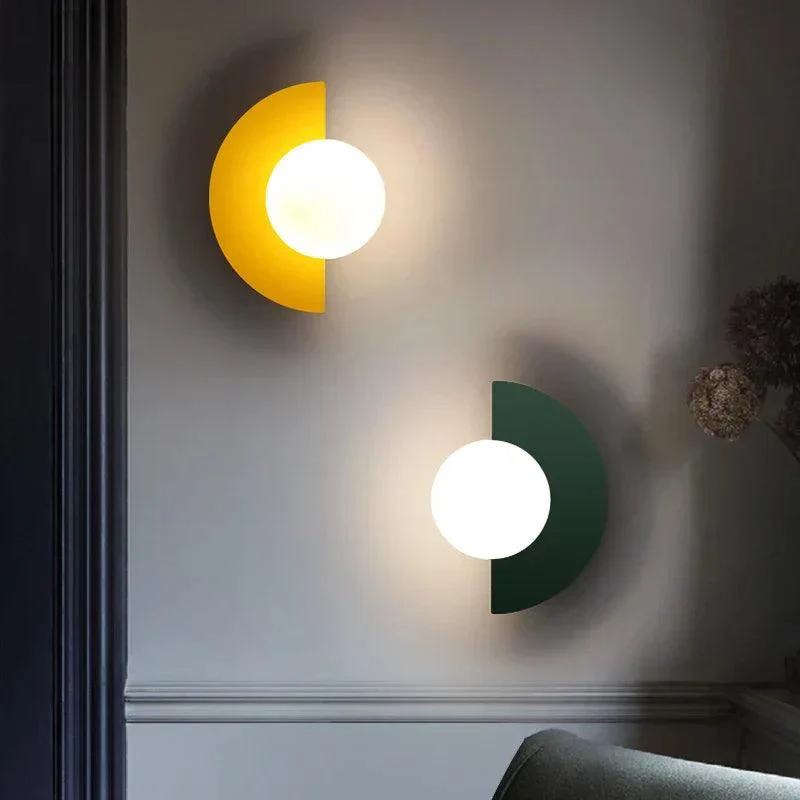 Wandlamp Nordic Led Slaapkamer Nachtkastje Eenvoudige Gekleurde Designer Creatieve Woonkamer Gangpad Gang Studie Binnenverlichting D7e94110 A80d 47a5 A96b 8d600399d860