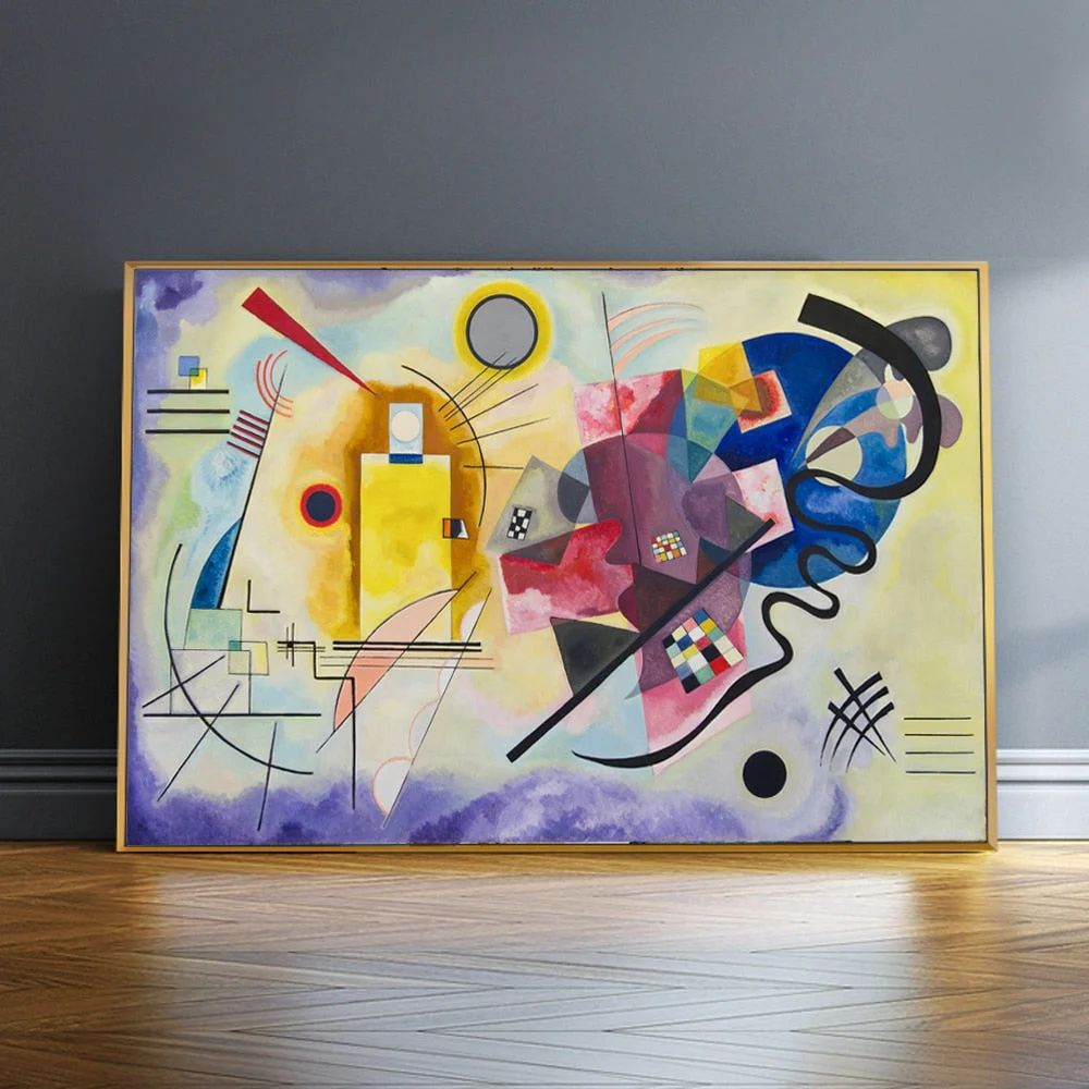 Wassily-Kandinsky-Yellow-Red-Blue-Wall-Paintings-For-Living-Room-Wall-Art-Decor-Famous-Canvas-Art Wassily Kandinsky Yellow Red Blue Wall Paintings For Living Room Wall Art Decor Famous Canvas Art