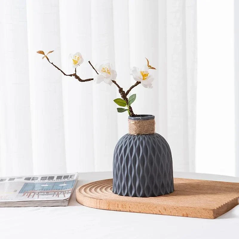 WaterRipplePlasticVase-Homeko2 Water Ripple Plastic Vase - Homeko