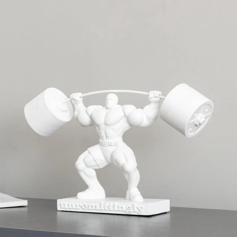 Weightlifting Hercules Decor Statue - Homeko