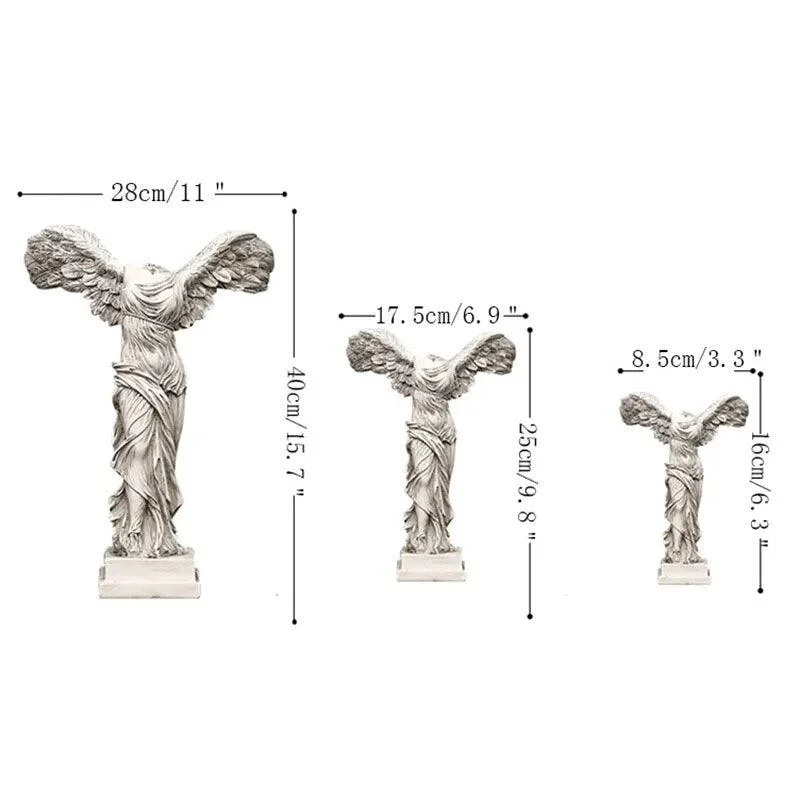 WhiteBronzeNordicClassicalGoddessResinCraftGiftSculpturesandStatues-Homeko6 White Bronze Nordic Classical Goddess Resin Craft Gift Sculptures and Statues - Homeko