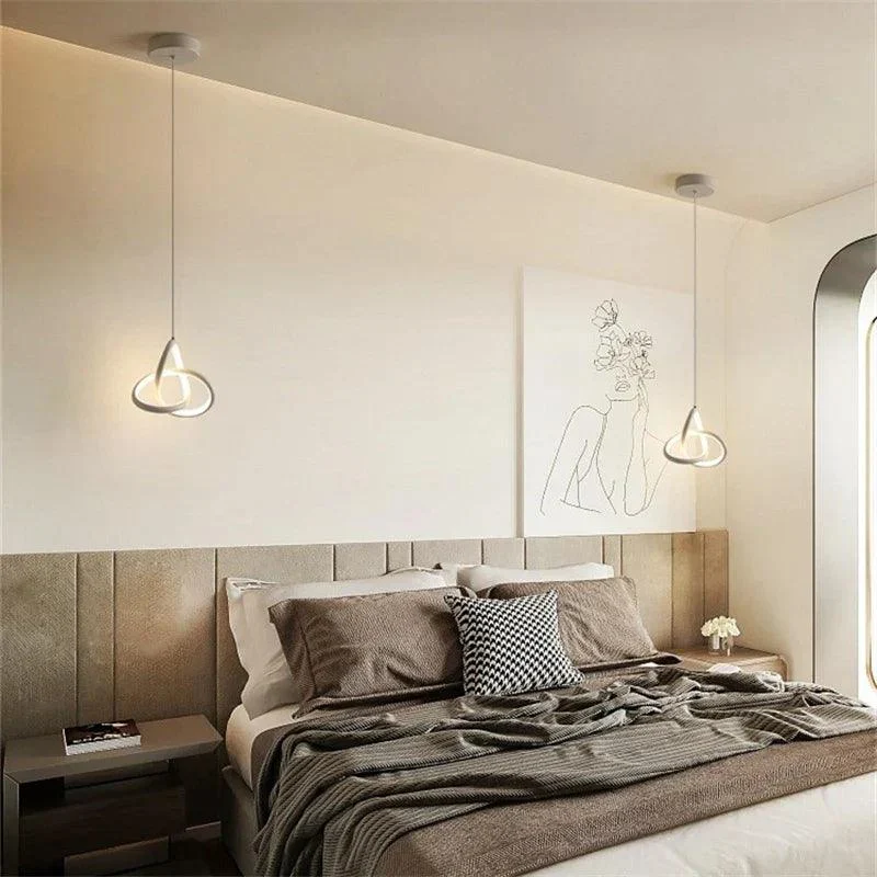 White Chandelier Lighting Lamp Modern for Restaurant Balcony Decoration - Homeko