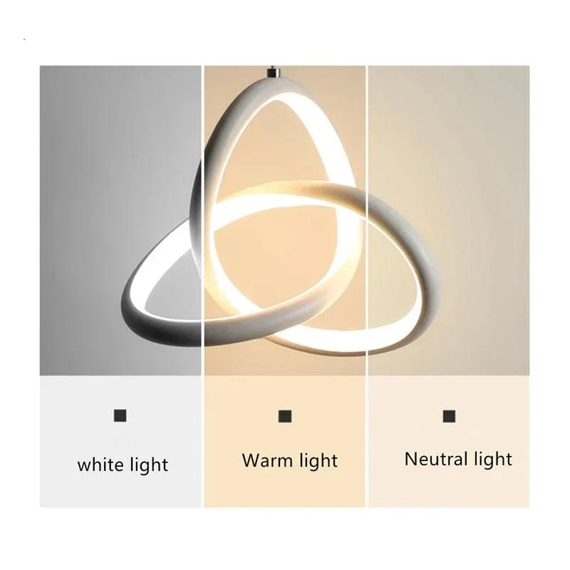 White Chandelier Lighting Lamp Modern for Restaurant Balcony Decoration - Homeko