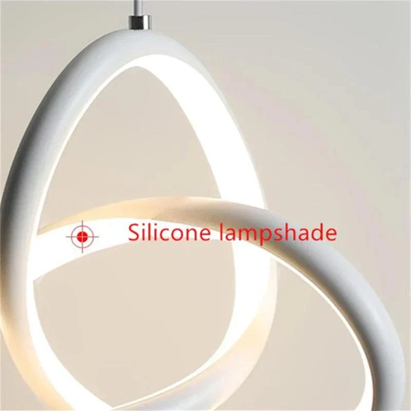 White Chandelier Lighting Lamp Modern for Restaurant Balcony Decoration - Homeko