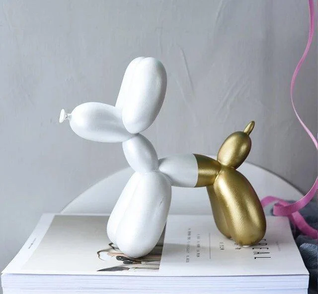 WhiteGoldBallonDog-Homeko4 White Gold Ballon Dog - Homeko
