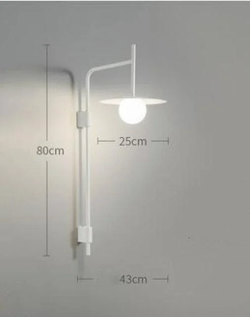 WhiteGreyNordicMovableArmLightingWallLampsHomeDecor-Homeko11 White Grey Nordic Movable Arm Lighting Wall Lamps Home Decor - Homeko