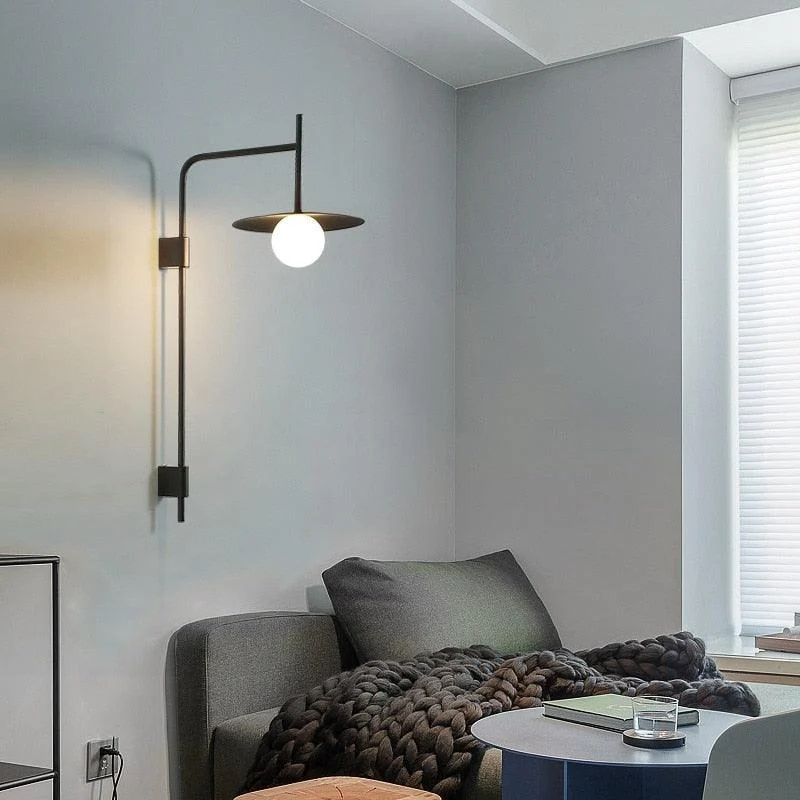 WhiteGreyNordicMovableArmLightingWallLampsHomeDecor-Homeko3 White Grey Nordic Movable Arm Lighting Wall Lamps Home Decor - Homeko