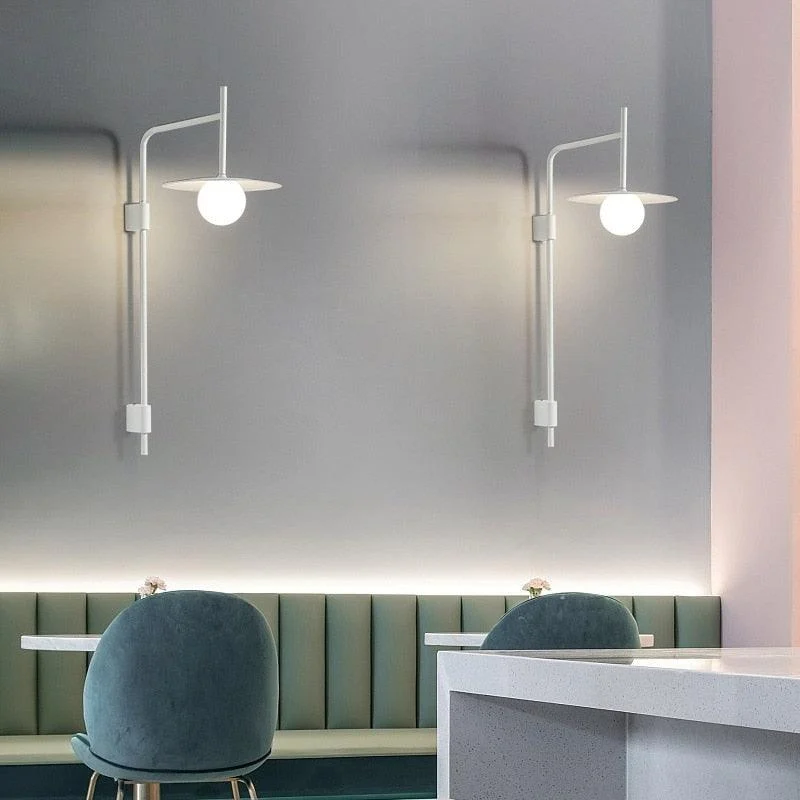 WhiteGreyNordicMovableArmLightingWallLampsHomeDecor-Homeko4 White Grey Nordic Movable Arm Lighting Wall Lamps Home Decor - Homeko