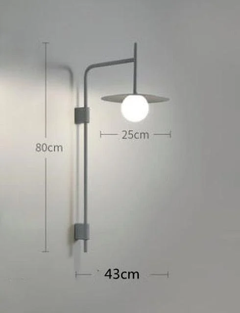 WhiteGreyNordicMovableArmLightingWallLampsHomeDecor-Homeko9 White Grey Nordic Movable Arm Lighting Wall Lamps Home Decor - Homeko