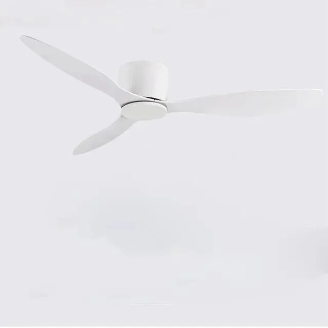 WhiteWoodLowFloorCeilingFansCoolingFansLighting-Homeko6 White Wood Low Floor Ceiling Fans Cooling Fans Lighting - Homeko