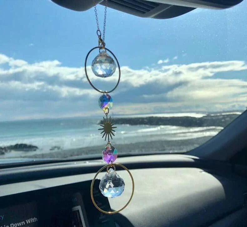 WindowHangingPrismCrystalRainbowSunCatcher_10 Window Hanging Prism Crystal Rainbow Sun Catcher - ISTANBULLU LTD