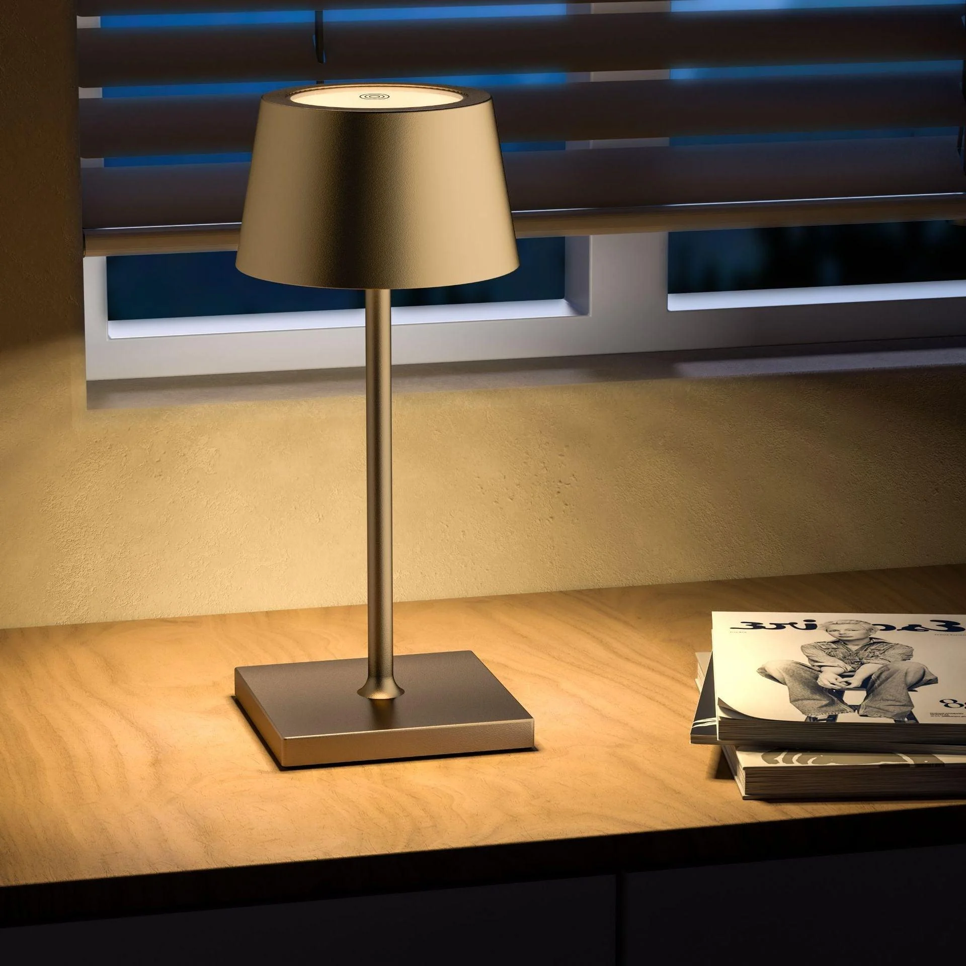Wireless Mini Table Lamp with Adjustable Lighting - Homeko
