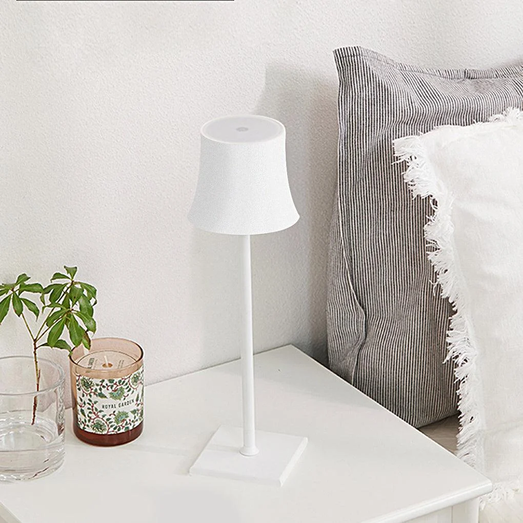 Wireless Table Lamp Metal Shade USB Touch - Homeko