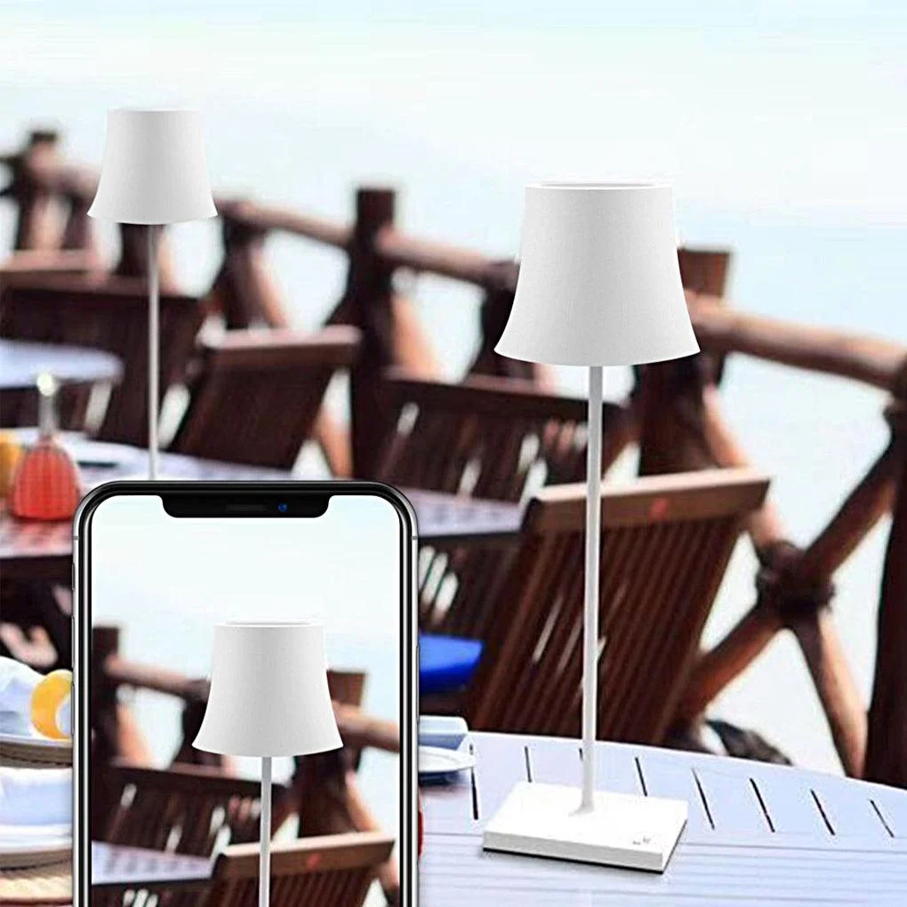 WirelessTableLampMetalShadeUSBTouch-Homeko5 Wireless Table Lamp Metal Shade USB Touch - Homeko