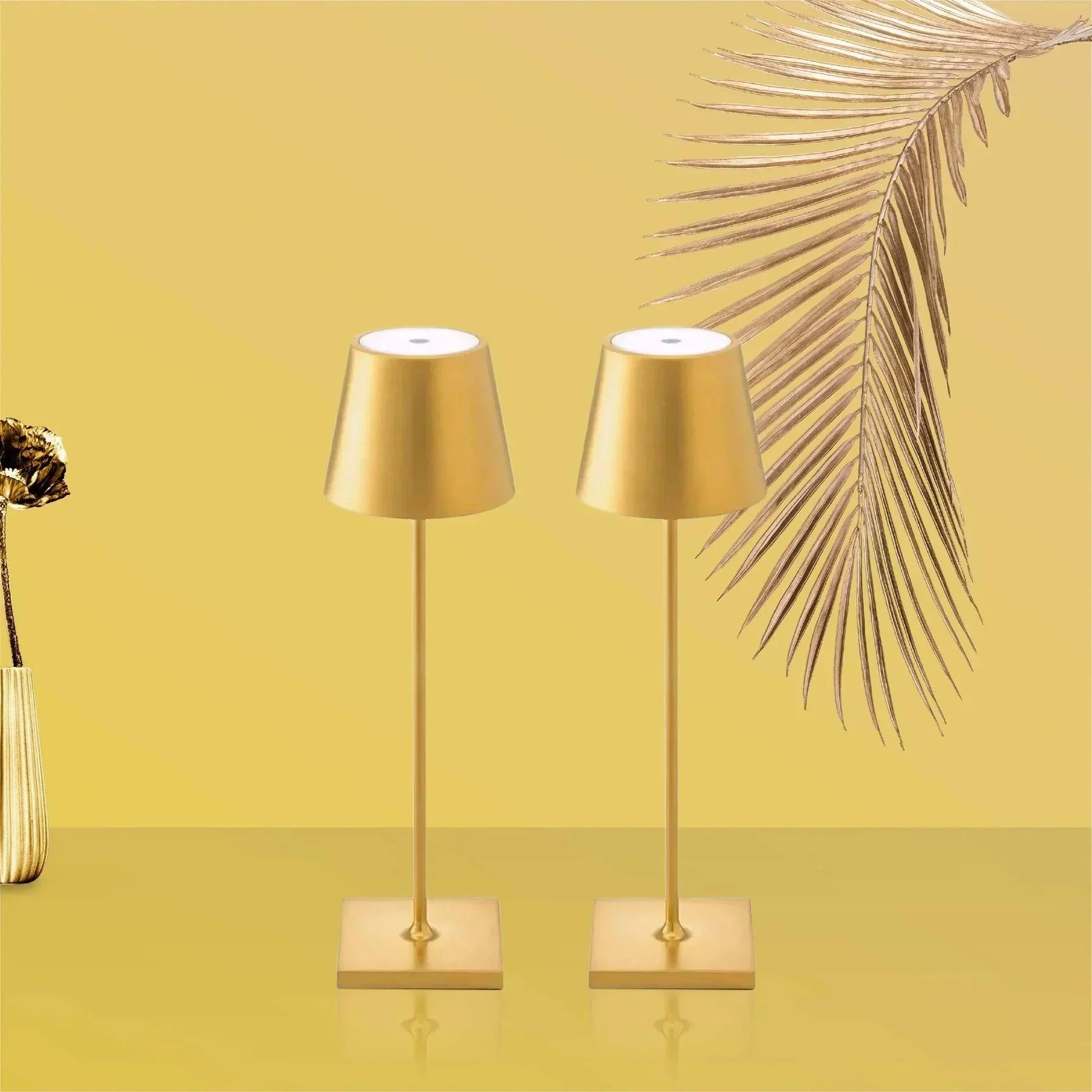 Wireless Table Lamp with Dimmable Lighting - Homeko