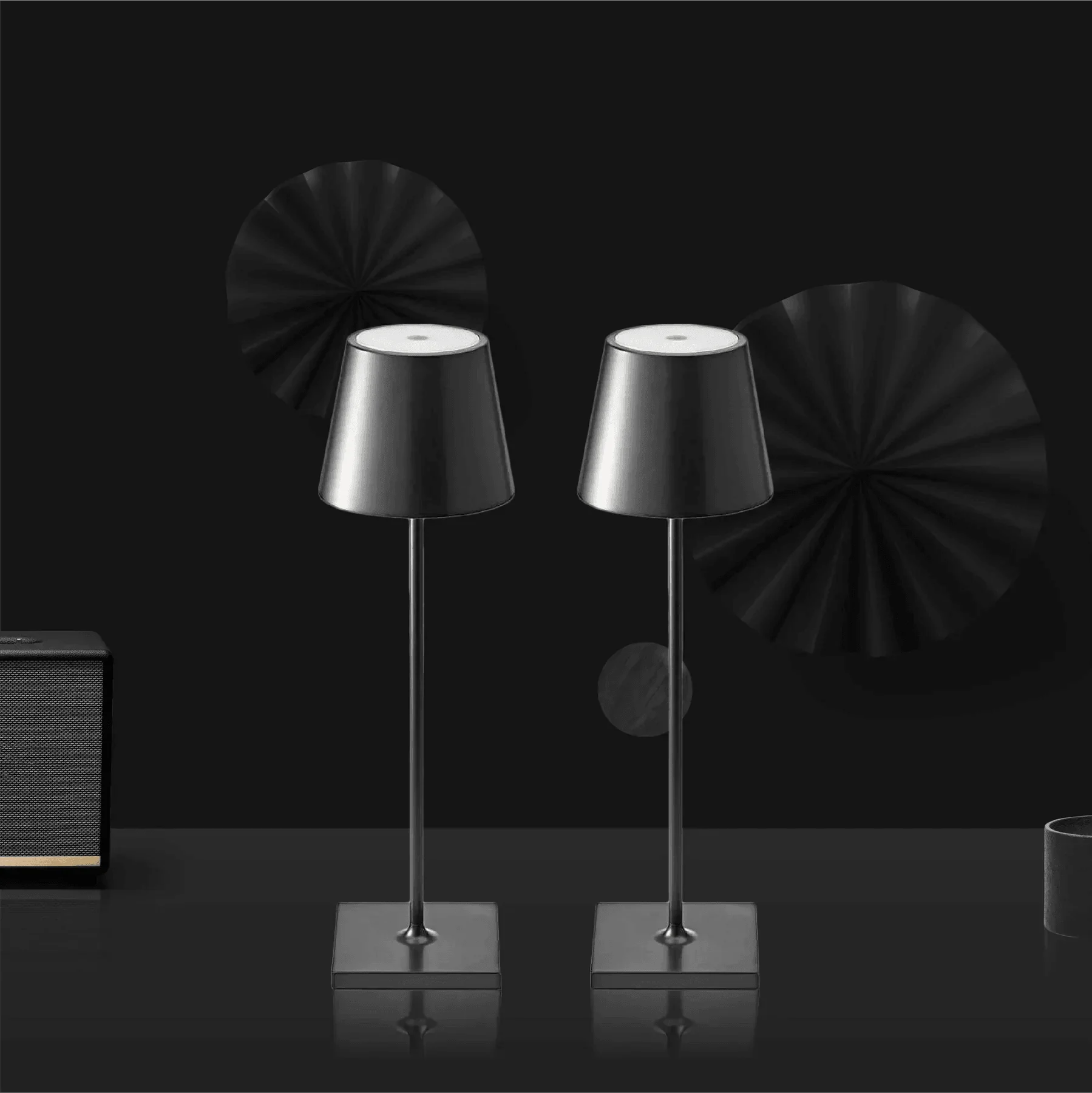 Wireless Table Lamp with Dimmable Lighting - Homeko