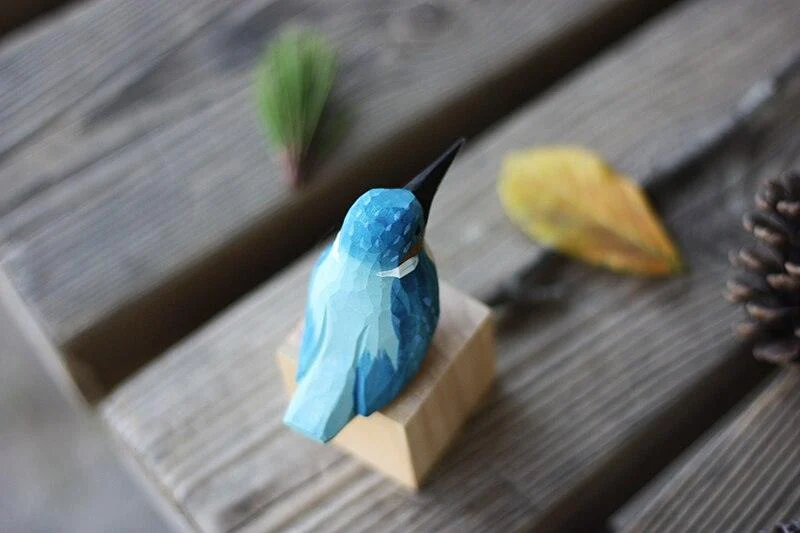 WoodenBirdFigurines-Homeko10 Wooden Bird Figurines - Homeko
