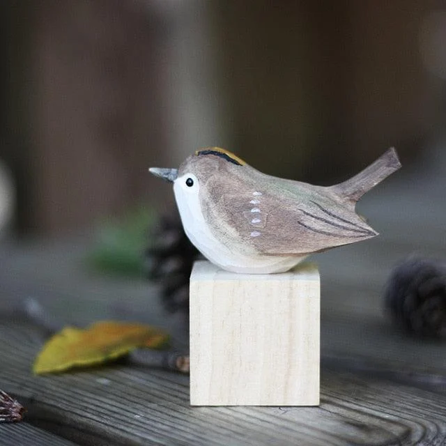 WoodenBirdFigurines-Homeko13 Wooden Bird Figurines - Homeko