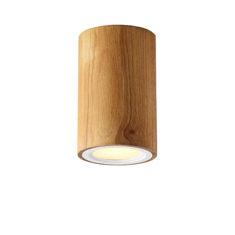 WoodenCylinderLEDCeilingLamp-AsianStyle-Homeko4 Wooden Cylinder LED Ceiling Lamp - Asian Style - Homeko