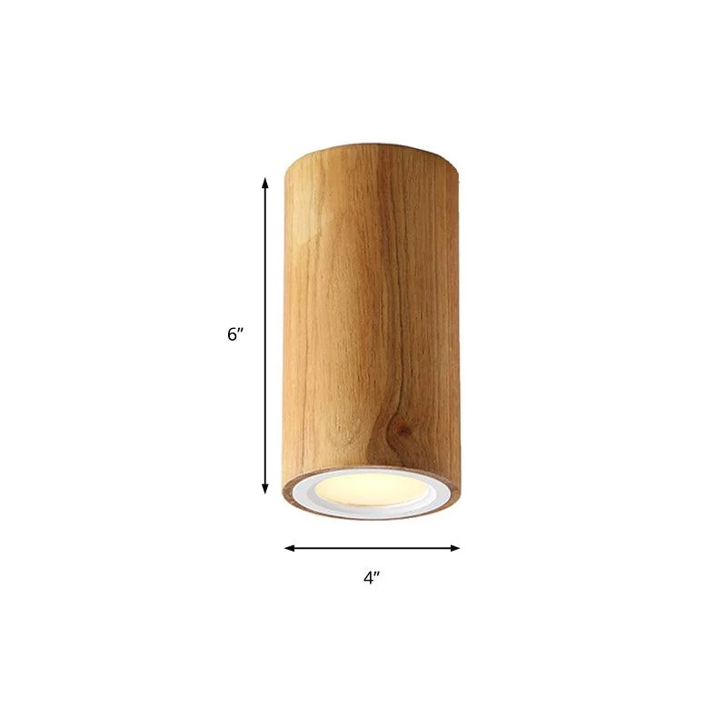 WoodenCylinderLEDCeilingLamp-AsianStyle-Homeko6 Wooden Cylinder LED Ceiling Lamp - Asian Style - Homeko