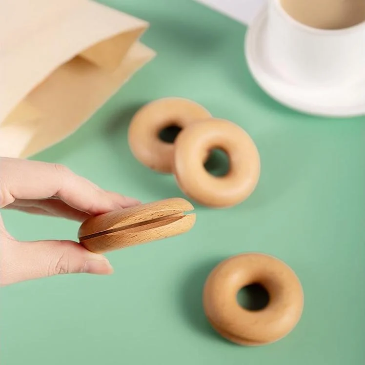 WoodenDonutSealer-Homeko4 Wooden Donut Sealer - Homeko