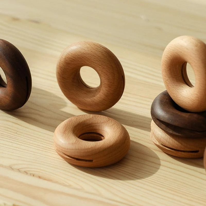 WoodenDonutSealer-Homeko8 Wooden Donut Sealer - Homeko