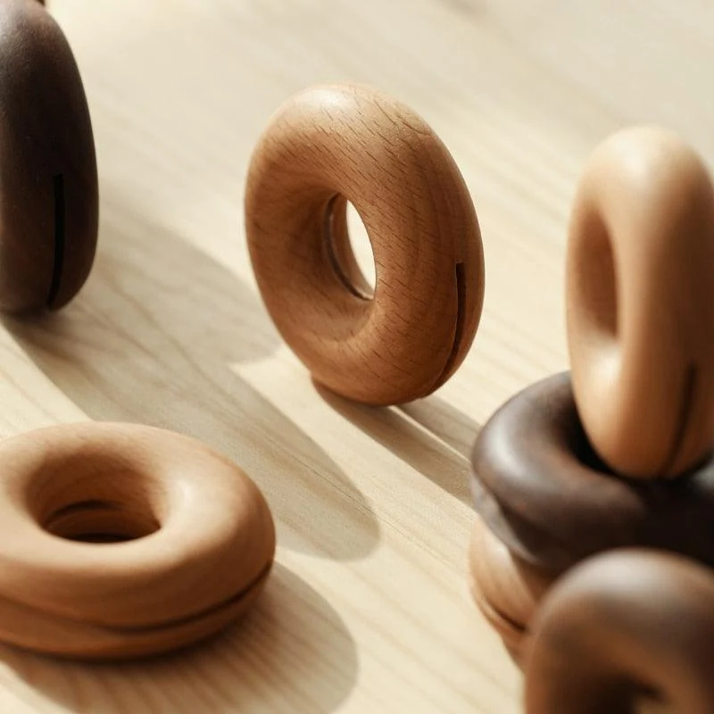 WoodenDonutSealer-Homeko9 Wooden Donut Sealer - Homeko