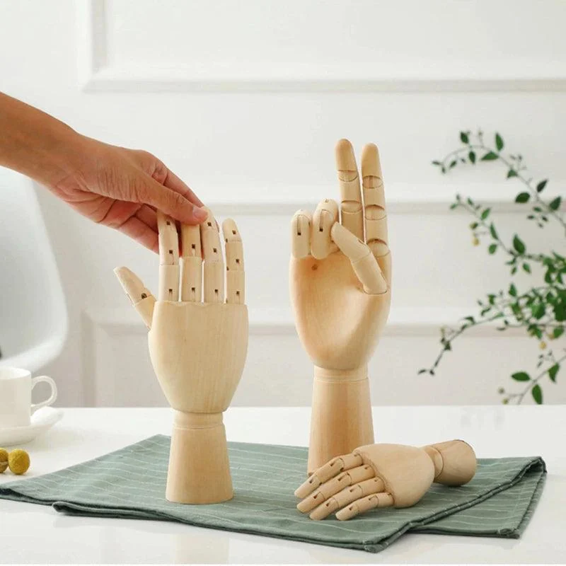 Wooden Hand Figurines - Homeko