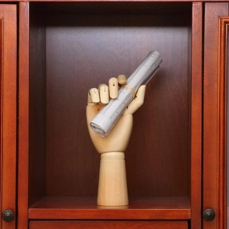 WoodenHandFigurines-Homeko4 Wooden Hand Figurines - Homeko