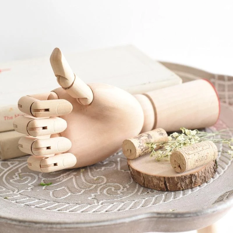 WoodenHandFigurines-Homeko8 Wooden Hand Figurines - Homeko