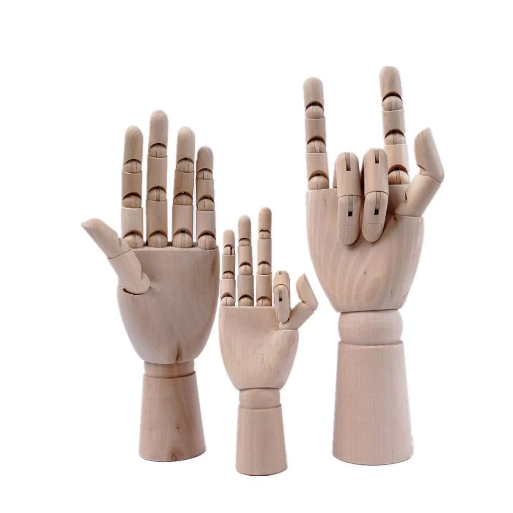 WoodenHandFigurines-Homeko9 Wooden Hand Figurines - Homeko