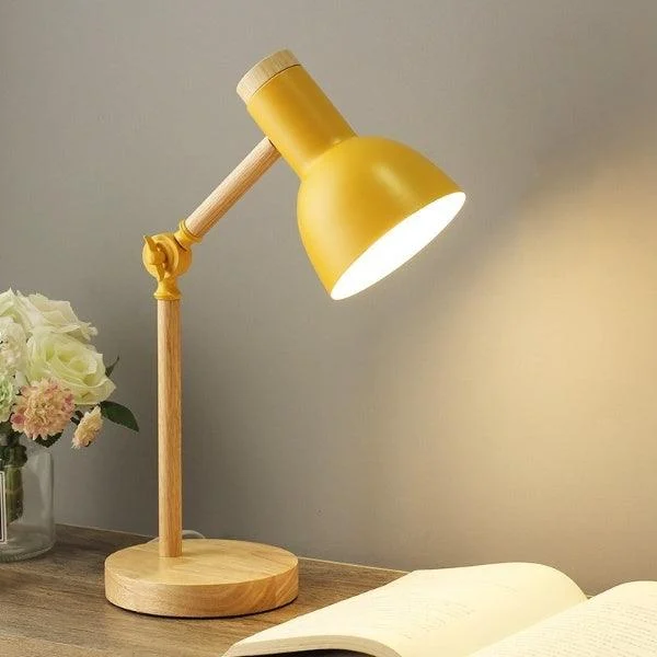 Wooden LED Work Table Lamp - Homeko